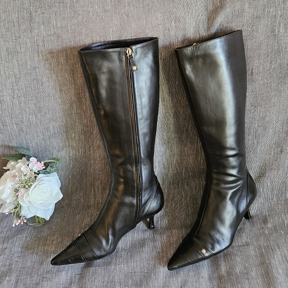 Chanel Dark Brown Mid Calf High-End Fashion Boots Size 6 US (MINT) - Picture 6 of 16